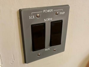 Light switch plate