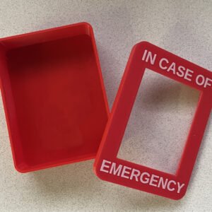 Empty emergency box