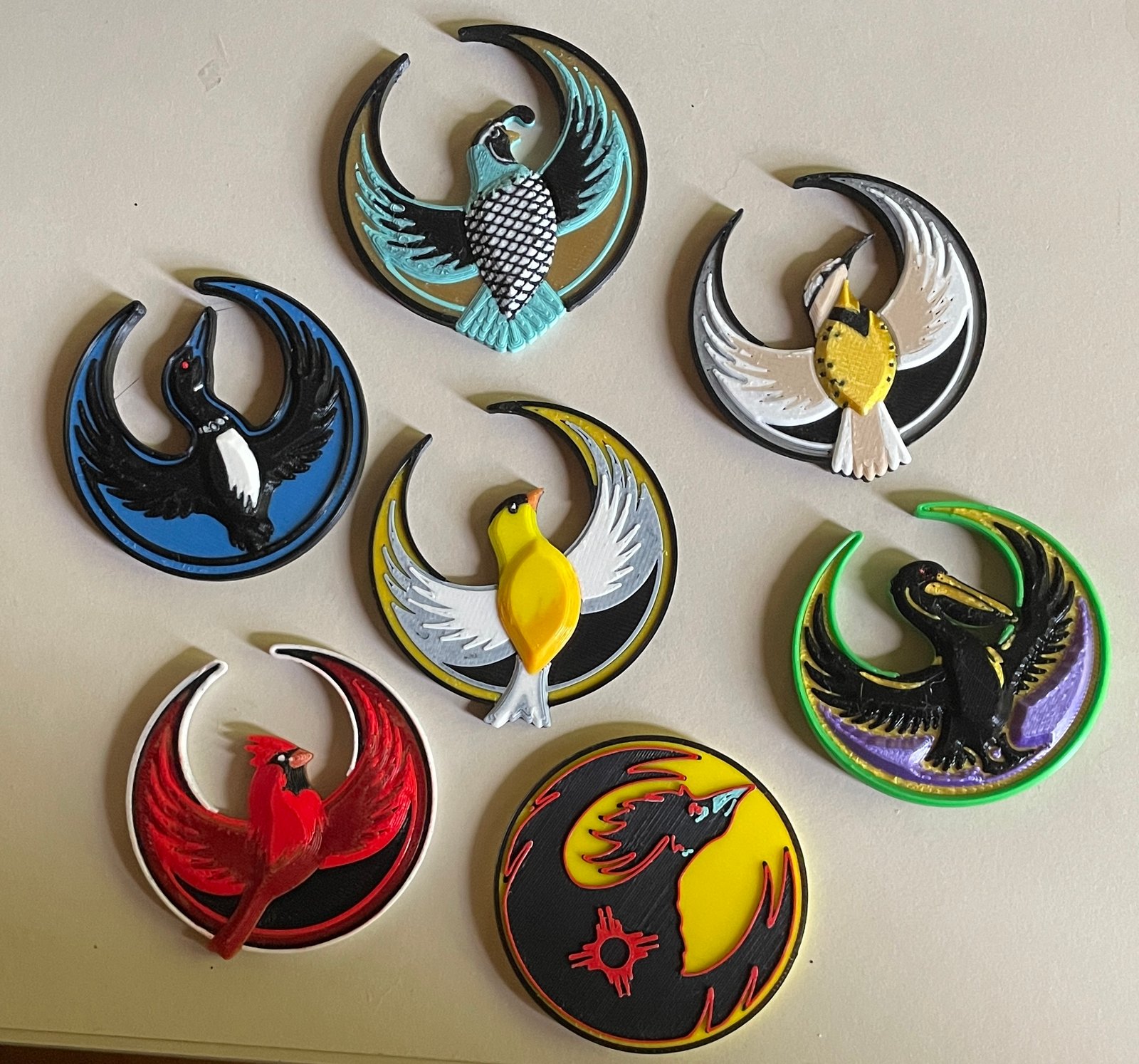 Bird of Resistance Badges (special order, contact me)