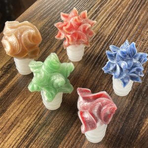Geometric Wine Bottle Stopper